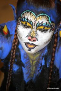 Body art by Lara Bella Vella - Carnival Makeup